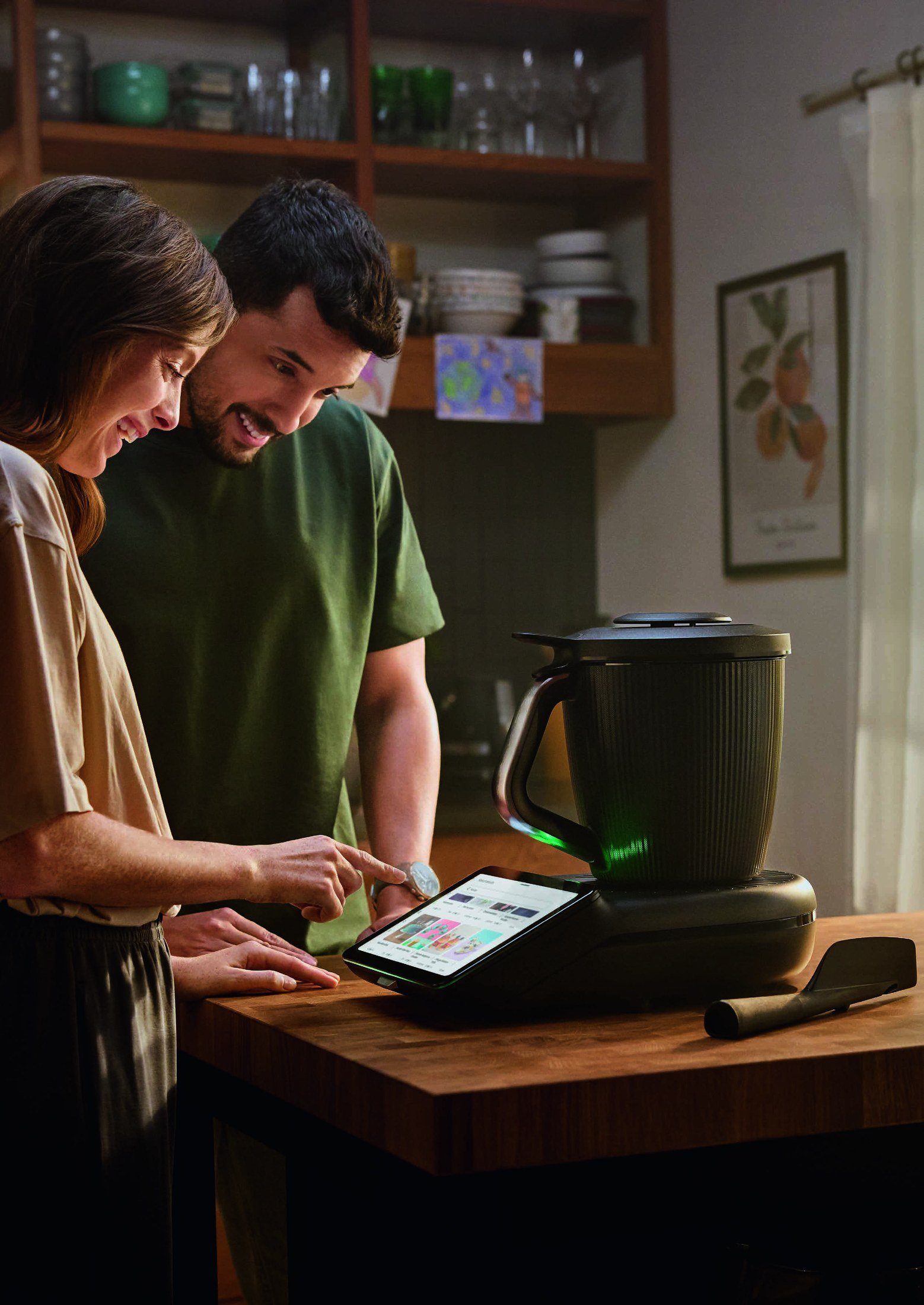 Thermomix lifestyle image with Cookidoo recipe inspiration